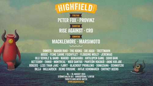 Highfield Festival 2024 bestätigt 17 neue Acts