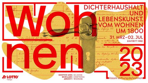 Klassik Stiftung Weimar Ausstellung Dichterhaushalt und Lebenskunst